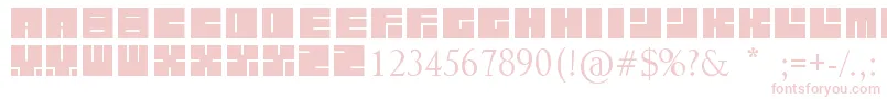 LettresCarrРІes Font – Pink Fonts