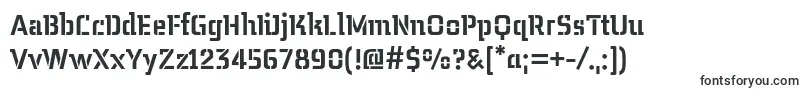 Шрифт MidnightKernboyStencil – OTF шрифты