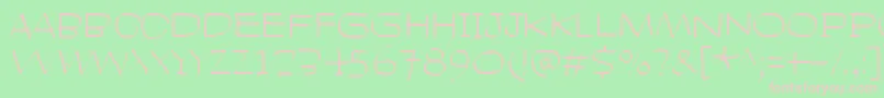 HeadLikeAHole Font – Pink Fonts on Green Background
