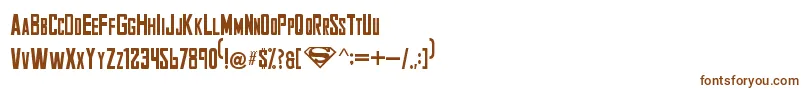 Smallville1 Font – Brown Fonts