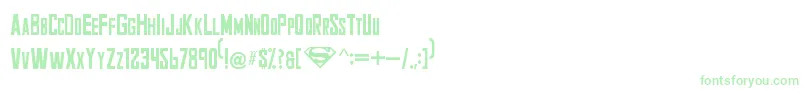 Smallville1 Font – Green Fonts