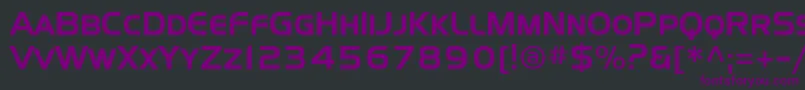 Sffourchesc Font – Purple Fonts on Black Background