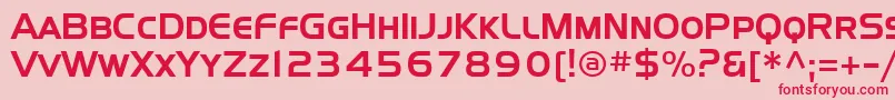 Sffourchesc Font – Red Fonts on Pink Background