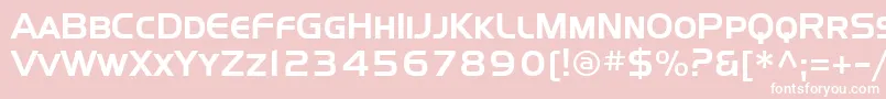 Sffourchesc Font – White Fonts on Pink Background