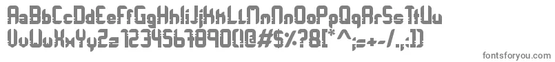Orbitracer Font – Gray Fonts on White Background