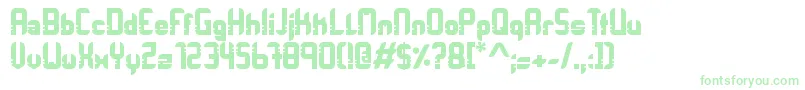 Orbitracer-Schriftart – Grüne Schriften