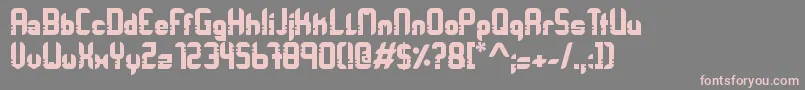 Orbitracer Font – Pink Fonts on Gray Background