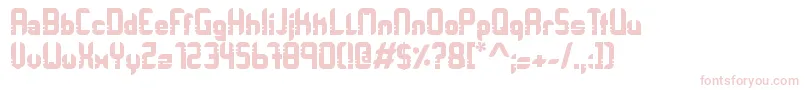 Orbitracer Font – Pink Fonts on White Background