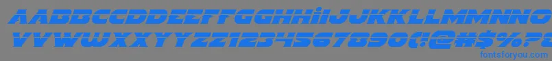 fuente Indigodemonlaserital – Fuentes Azules Sobre Fondo Gris