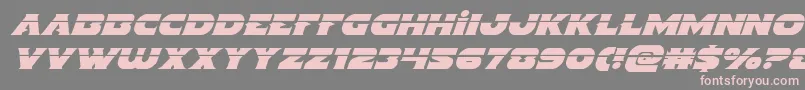 Indigodemonlaserital Font – Pink Fonts on Gray Background
