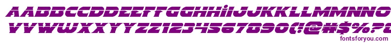 Шрифт Indigodemonlaserital – фиолетовые шрифты