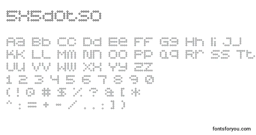 Schriftart 5x5dotso – Alphabet, Zahlen, spezielle Symbole