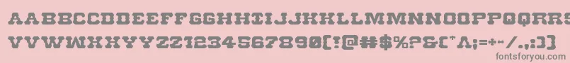 Usmarshalexpand Font – Gray Fonts on Pink Background