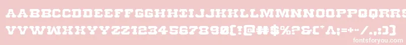 Usmarshalexpand Font – White Fonts on Pink Background