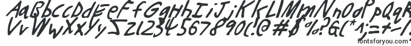 ButtonsTheBearLightItalic-Schriftart – Schriftarten, die mit B beginnen