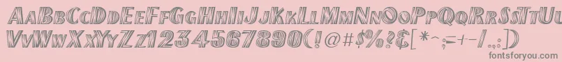 NewMexicoRegular Font – Gray Fonts on Pink Background