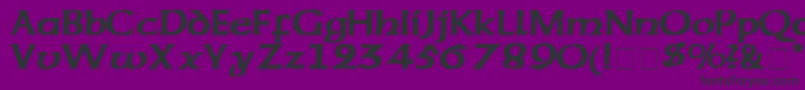 フォントCodexSsi – 紫の背景に黒い文字