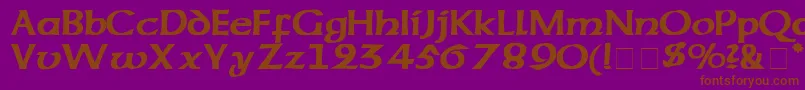 CodexSsi Font – Brown Fonts on Purple Background