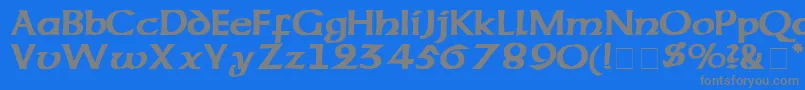 フォントCodexSsi – 青い背景に灰色の文字