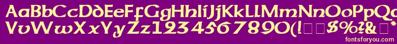 CodexSsi Font – Yellow Fonts on Purple Background