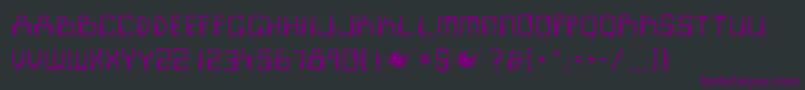 fuente LooksirDroids – Fuentes Moradas Sobre Fondo Negro