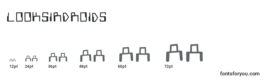 LooksirDroids Font Sizes