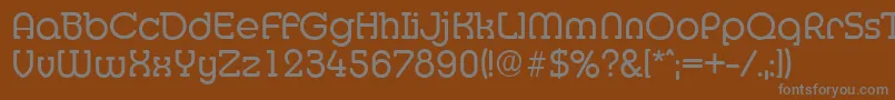 Шрифт MexicoserialRegular – серые шрифты на коричневом фоне