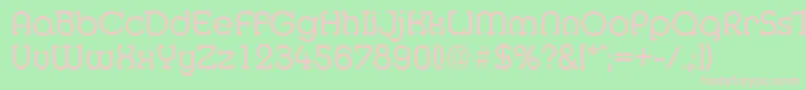 MexicoserialRegular Font – Pink Fonts on Green Background