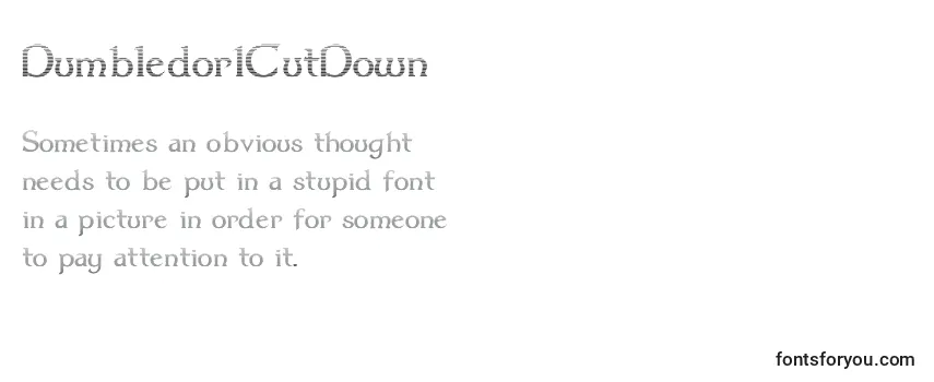Dumbledor1CutDown Font