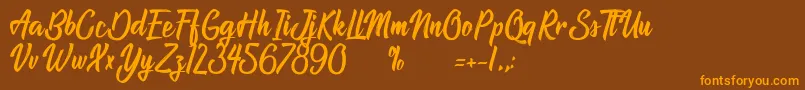 More about AtlantisTheLostCity Font AtlantisTheLostCity Font – Orange Fonts on Brown Background