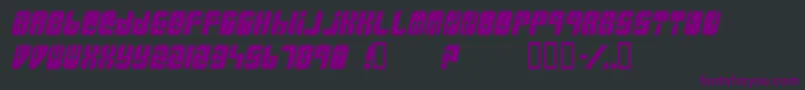 Massiver Font – Purple Fonts on Black Background