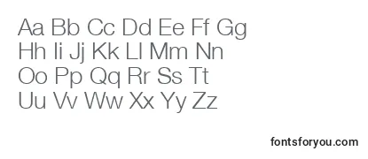 Обзор шрифта HelveticaLt45Light