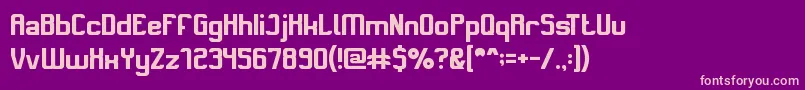 SwitchSystem Font – Pink Fonts on Purple Background