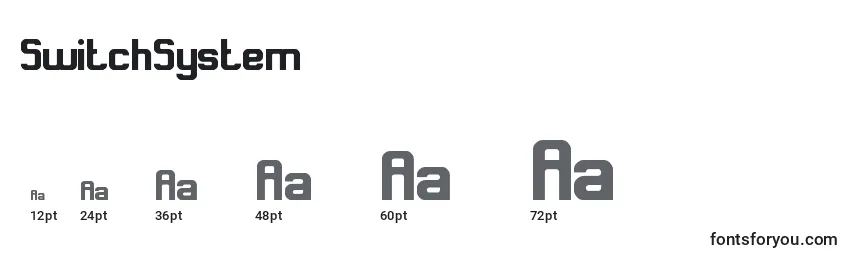 SwitchSystem Font Sizes