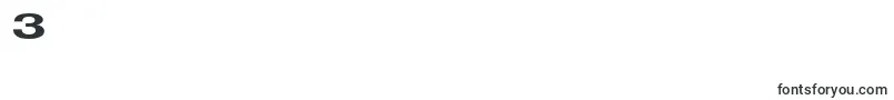 フォントPragmatica151b – フォント数字3