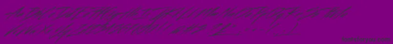 Fonte Beastform – fontes pretas em um fundo violeta