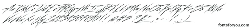 Czcionka Beastform – rysowane czcionki
