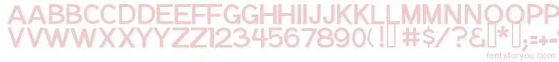 NotationJl Font – Pink Fonts on White Background