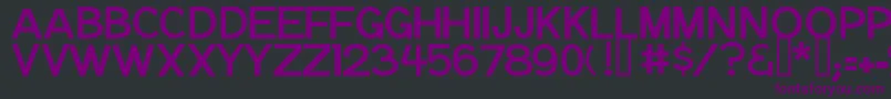 NotationJl Font – Purple Fonts on Black Background