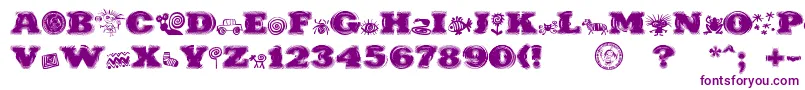PuchakhonHypnosis Font – Purple Fonts