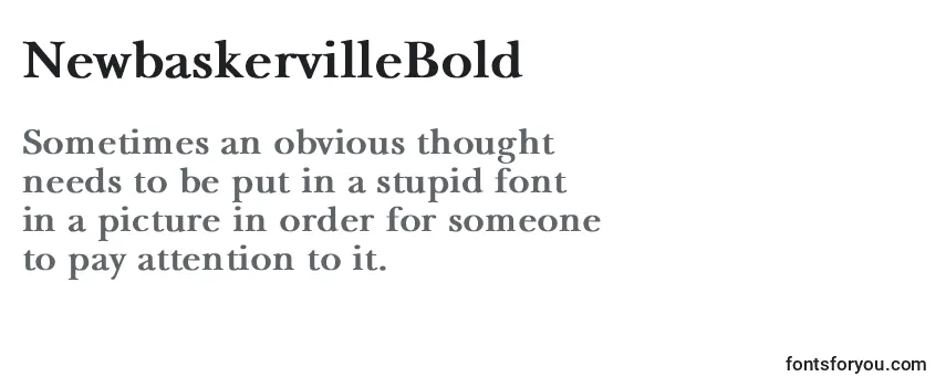 Шрифт NewbaskervilleBold