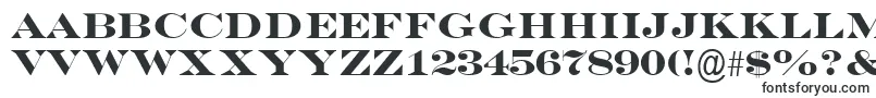 EngraversMtBold-fontti – korkeat fontit