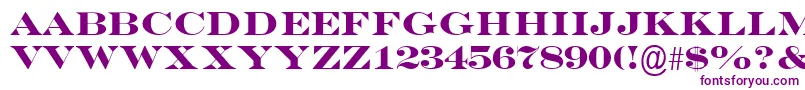 EngraversMtBold Font – Purple Fonts on White Background