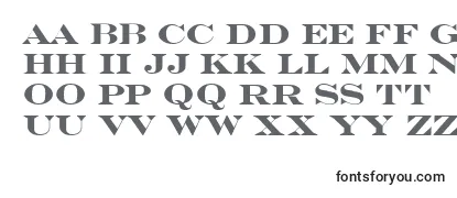 EngraversMtBold-fontti