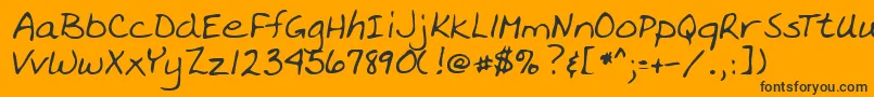 Подробнее о шрифте Lehn091 Шрифт Lehn091 – чёрные шрифты на оранжевом фоне