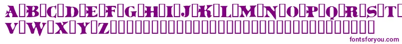 Boinkomatic Font – Purple Fonts on White Background