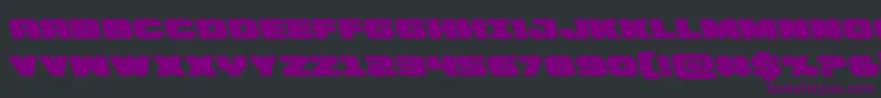 Bummerleft Font – Purple Fonts on Black Background