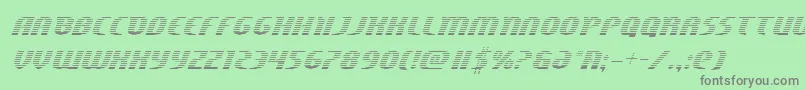 Centaurusgrad Font – Gray Fonts on Green Background
