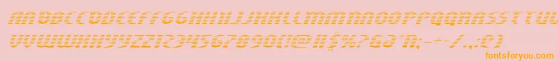 Centaurusgrad Font – Orange Fonts on Pink Background