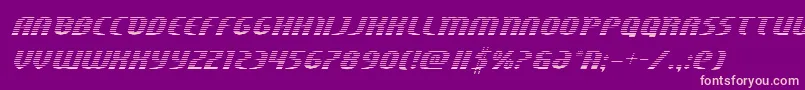 Centaurusgrad Font – Pink Fonts on Purple Background